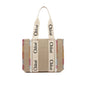 Chloé Beige Wool Tote Bag