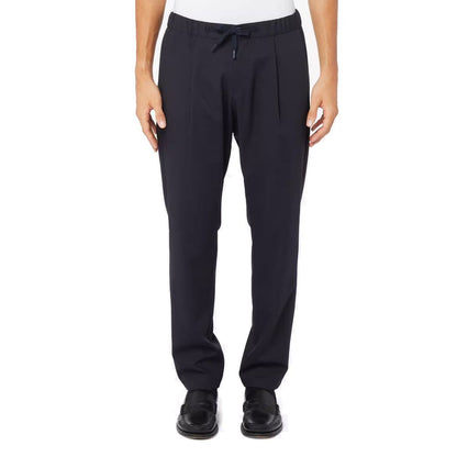 Herno Blauwe Casual Broek van Nieuwe Wol