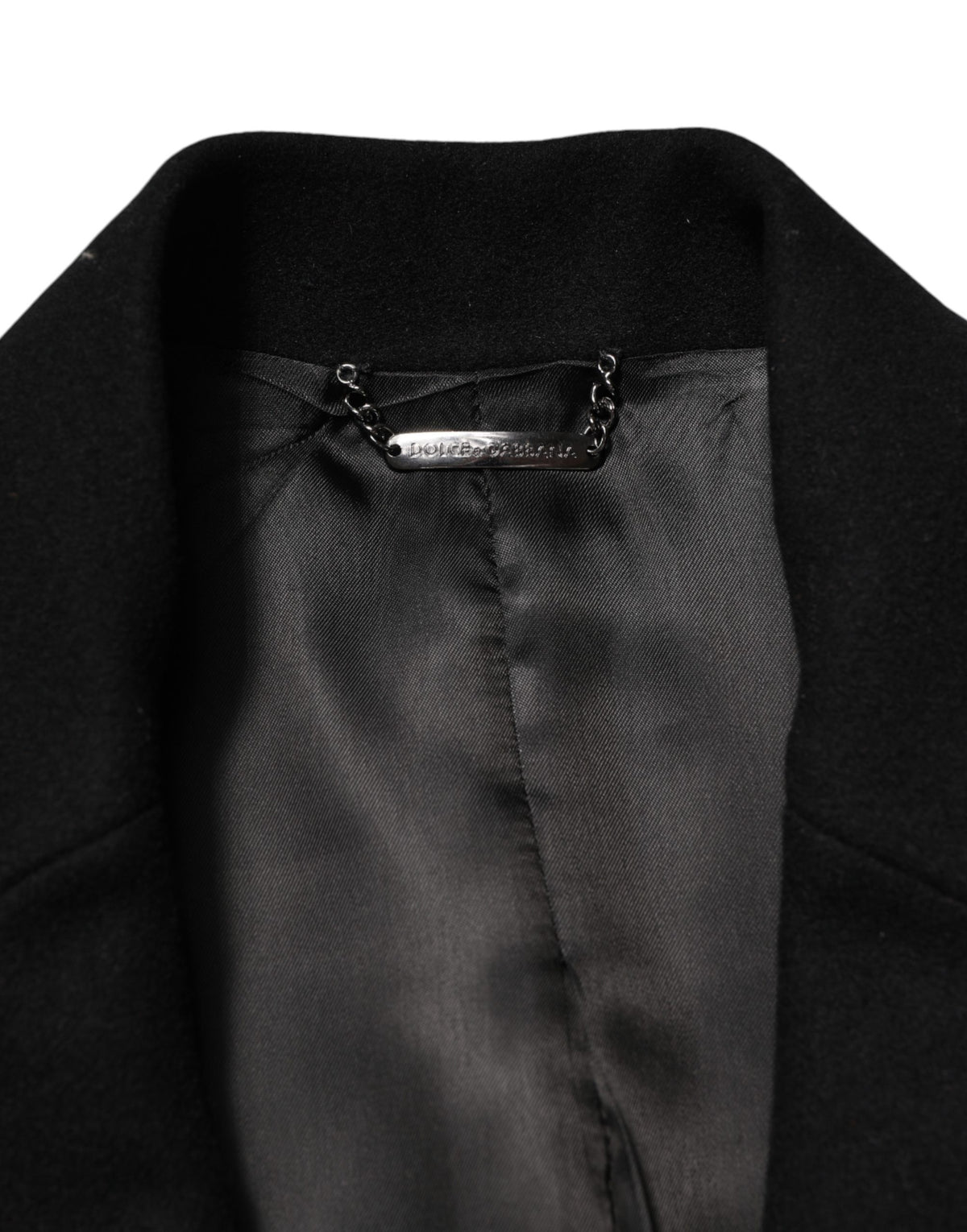Veste blazer Dolce & Gabbana noire à un bouton avec écusson héraldique