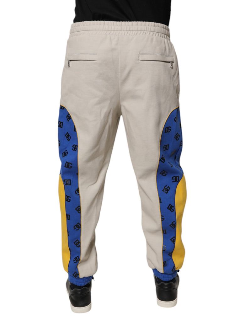 Pantalon de jogging en coton multicolore DG de Dolce &amp; Gabbana