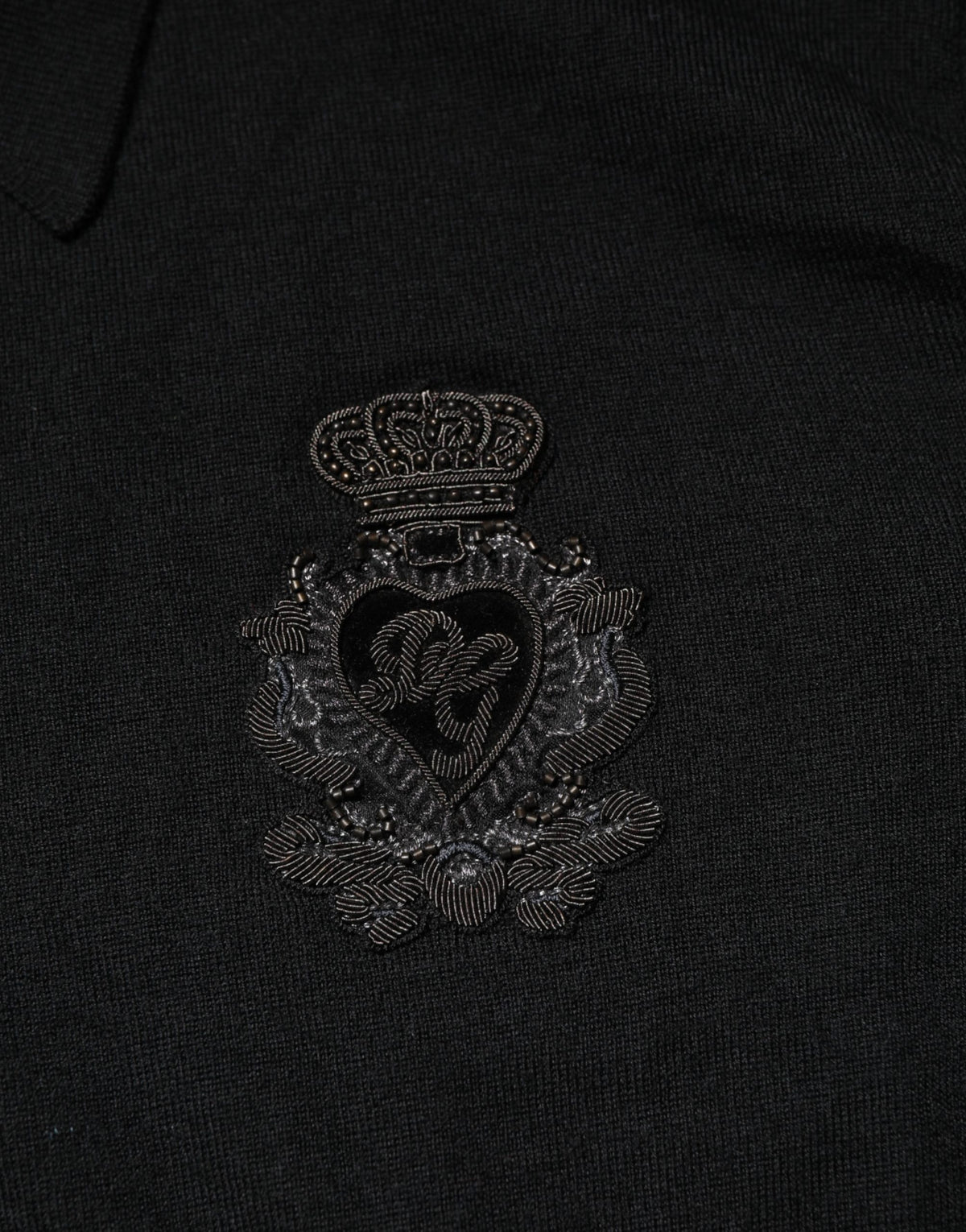 Pull à manches longues Dolce &amp; Gabbana Black Crest pour homme