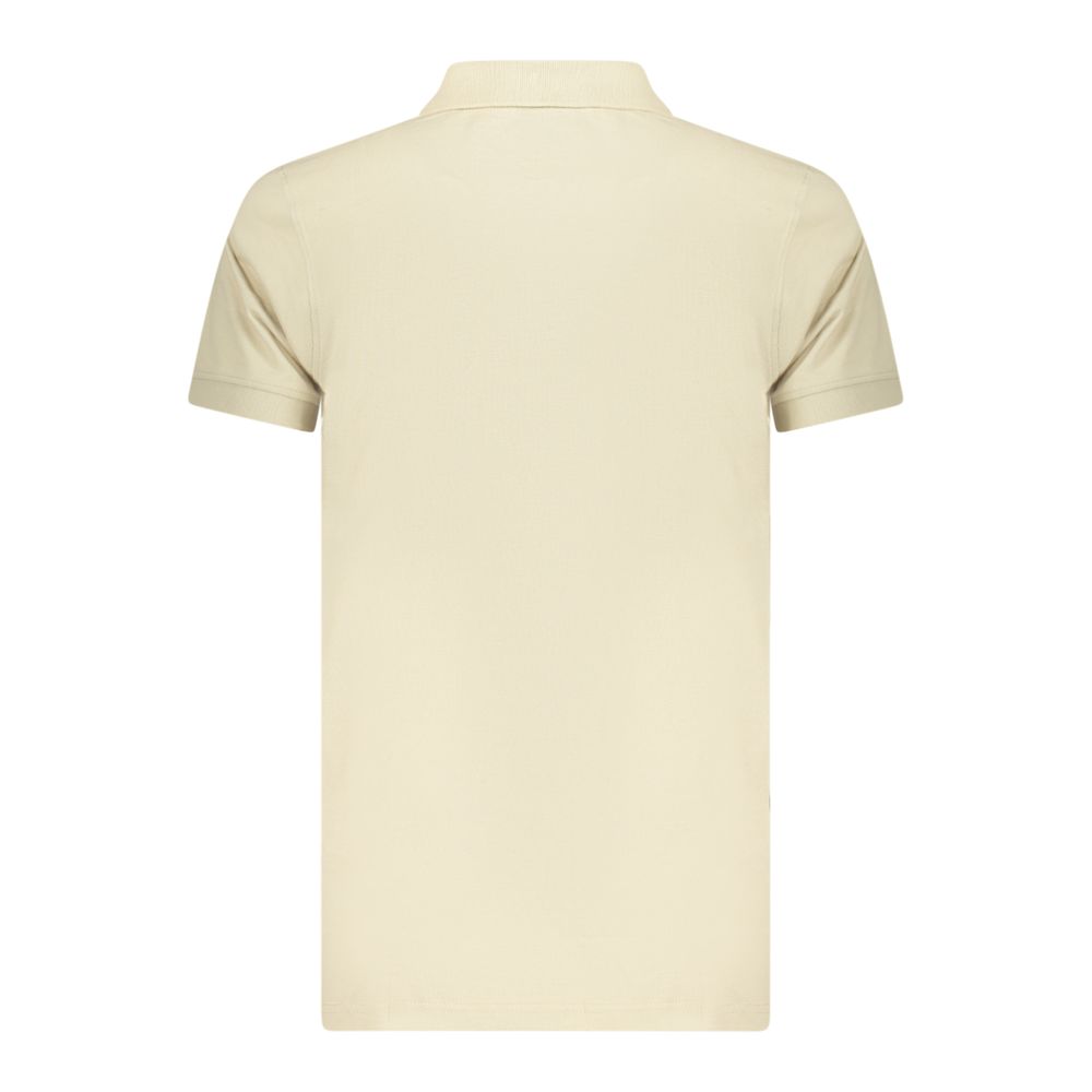 Polo Shirt Beige en Coton pour Hommes - Norway 1963