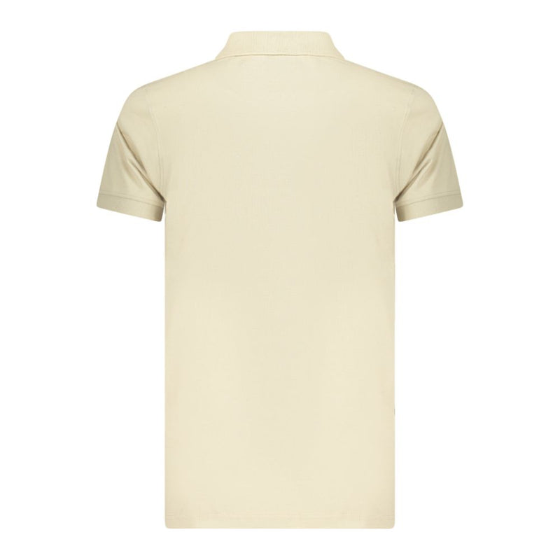 Noorwegen 1963 Beige Katoenen Herenpolo