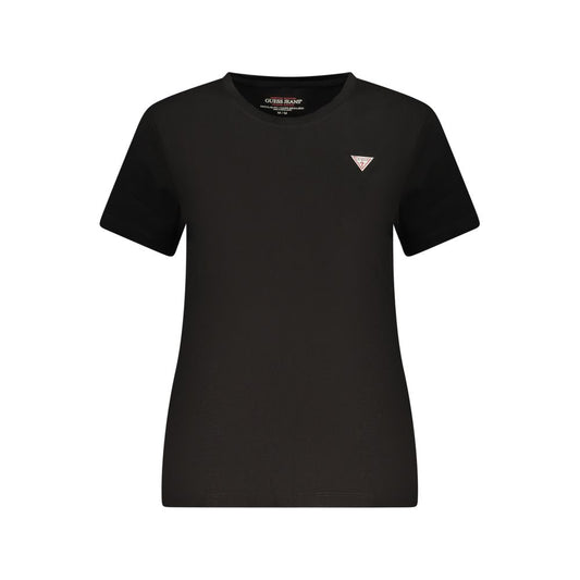 T-shirt Guess en coton noir pour femme