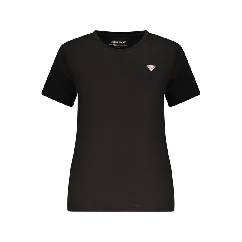 T-shirt Guess en coton noir pour femme