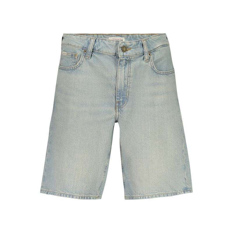 Guess Jeans Azzurro Katoenen Heren Bermuda Shorts