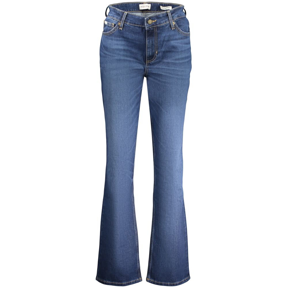 Guess Jeans G08 Mid Rise Straight Women Jeans - Blu