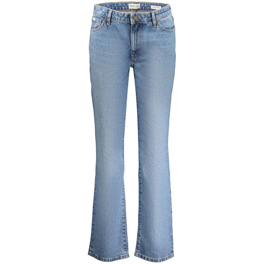 Guess Jeans Azzurro Women’s Mid-Rise Straight-Leg Jeans