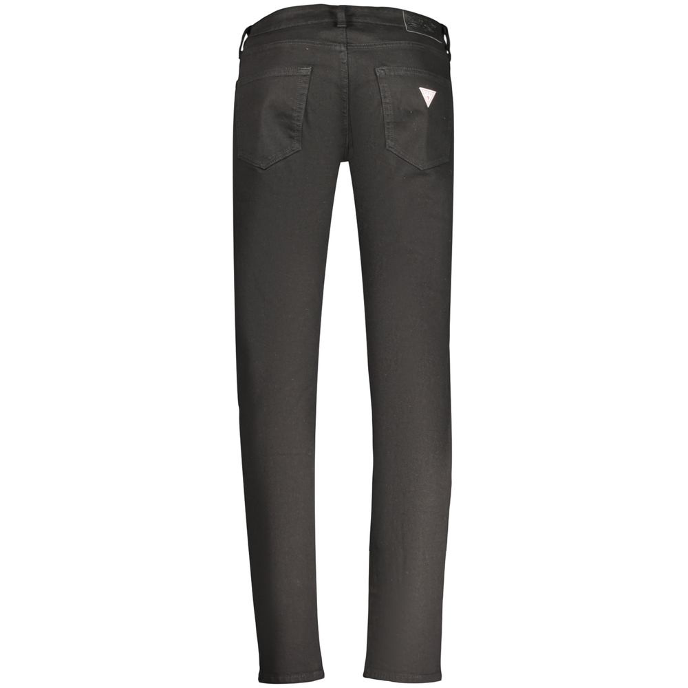 Guess Jeans Black Cotton Mens Jeans - Slim Fit Style