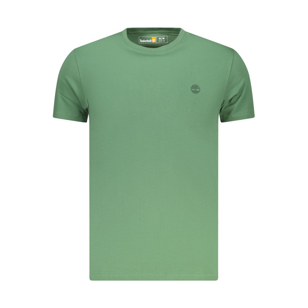 T-shirt en coton bio Timberland Verde pour homme