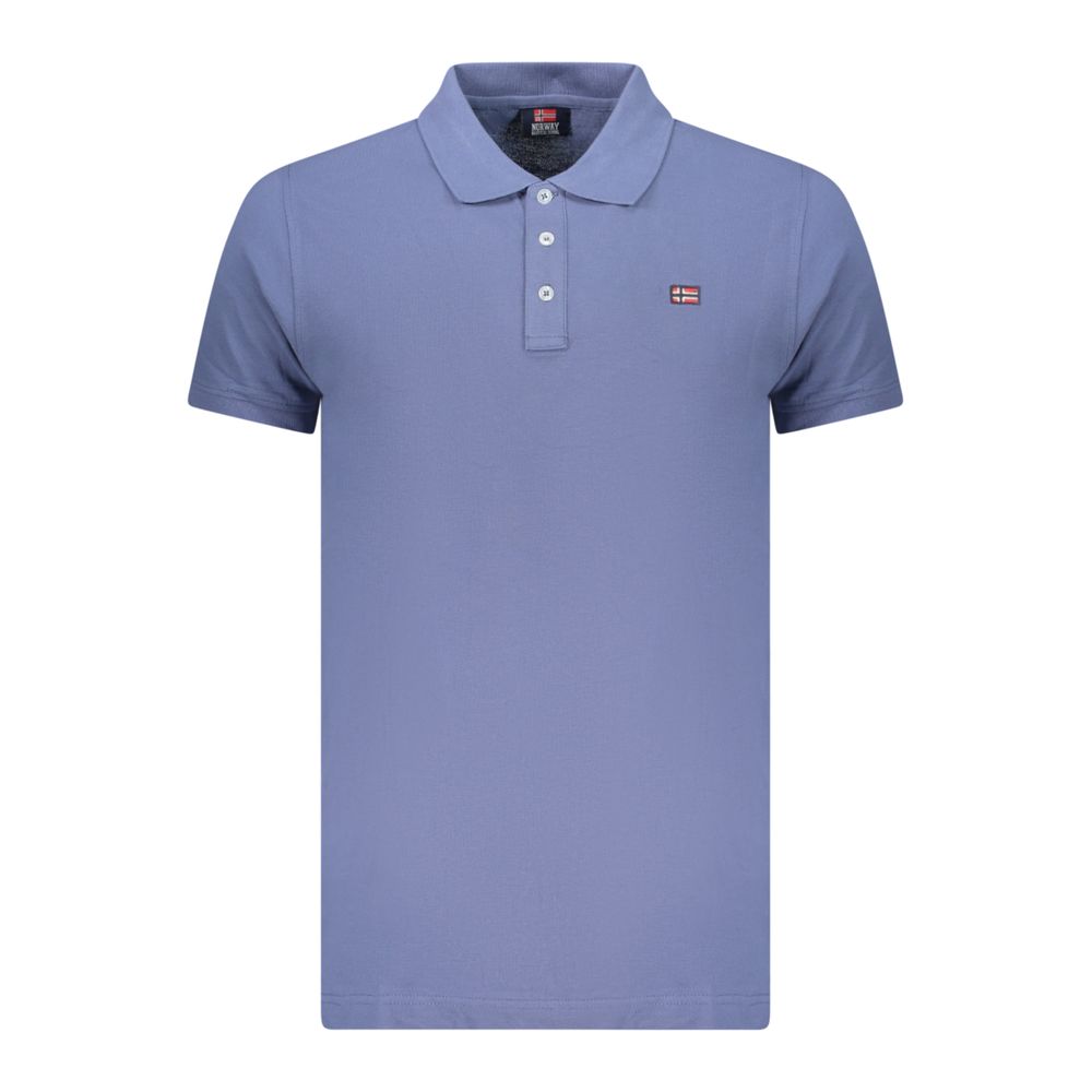 Norway 1963 Blue Cotton Men Polo - Stylish and Comfortable