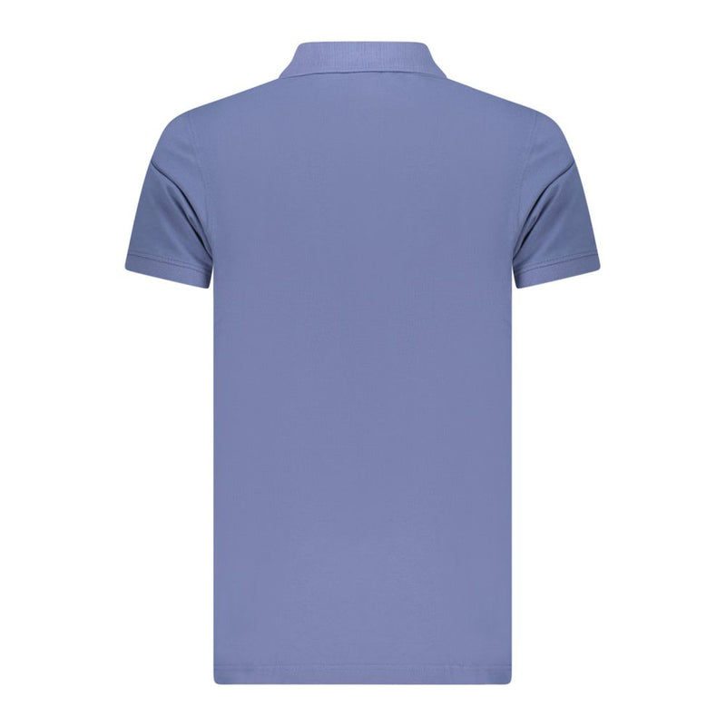 Noorwegen 1963 Blauw Katoenen Heren Polo