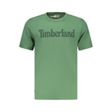 T-Shirt Timberland Verde en Coton Bio pour Hommes