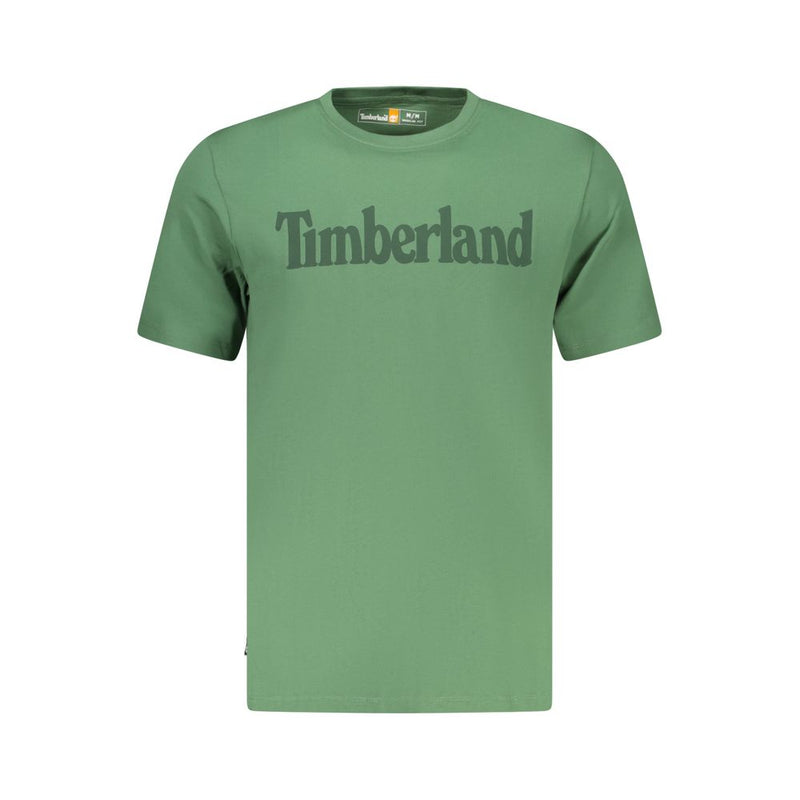 Timberland Groen Heren T-shirt van Biologisch Katoen