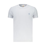 Timberland Azzurro Cotton Men T-Shirt - Slim Fit Casual Wear