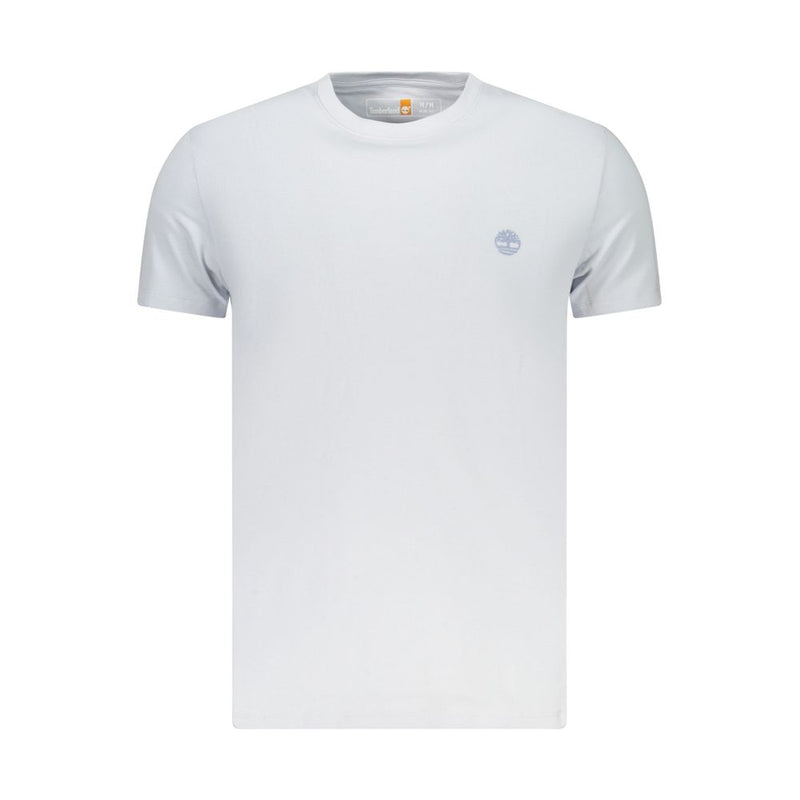 Timberland Azzurro Cotton Men T-Shirt - Slim Fit Casual Wear