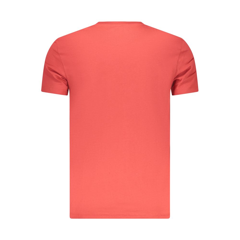 Timberland Red Organic Cotton Slim-Fit Men T-Shirt