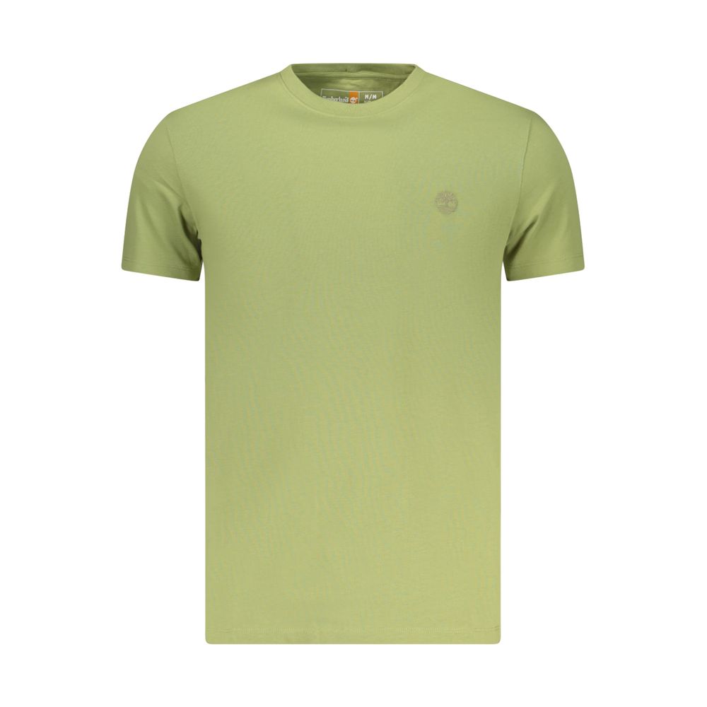 T-shirt en coton vert pour homme Timberland
