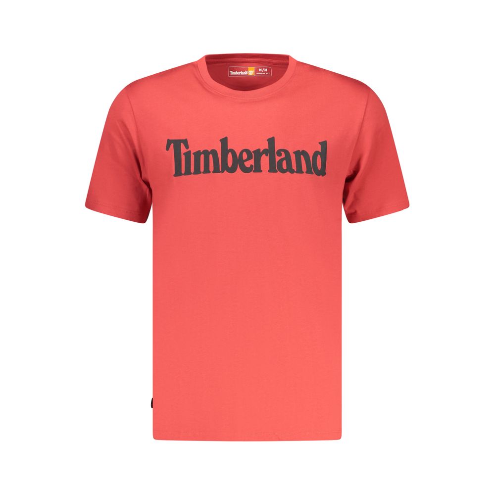 T-shirt en coton pour homme Timberland Rosso