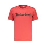 T-shirt en coton pour homme Timberland Rosso
