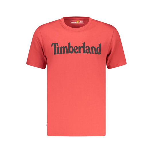 Timberland Rosso Katoenen Heren T-shirt