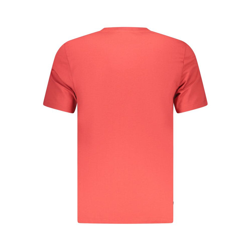 Timberland Rosso Cotton Men's T-Shirt - Eco-Friendly Fashion