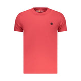 Timberland Rosso Cotton Men T-Shirt - Slim Fit Crew Neck