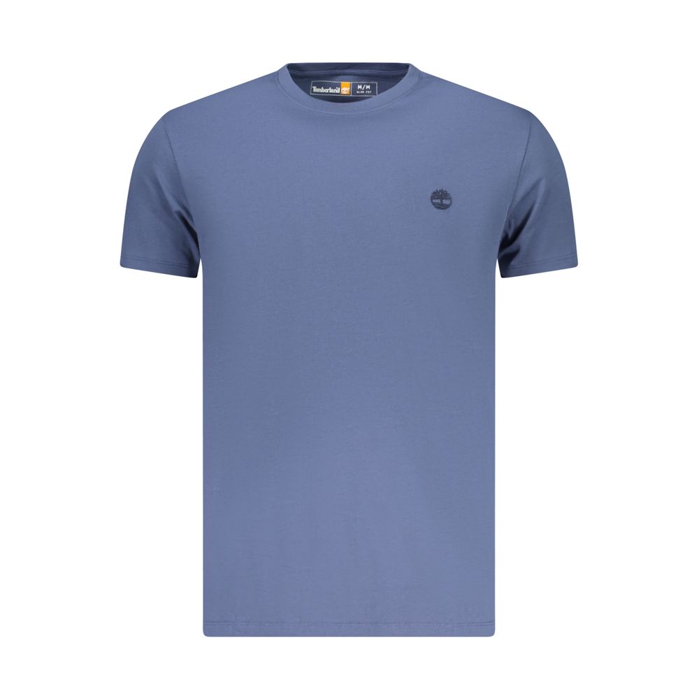 Timberland Blue Organic Cotton Men's T-Shirt - Slim Fit