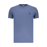 Timberland Blue Organic Cotton Men's T-Shirt - Slim Fit