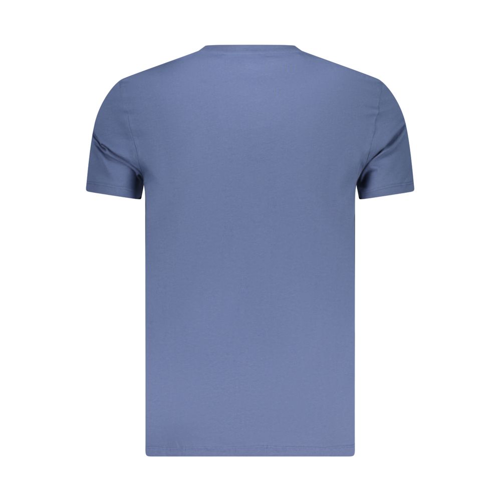 Timberland Blue Organic Cotton Men's T-Shirt - Slim Fit