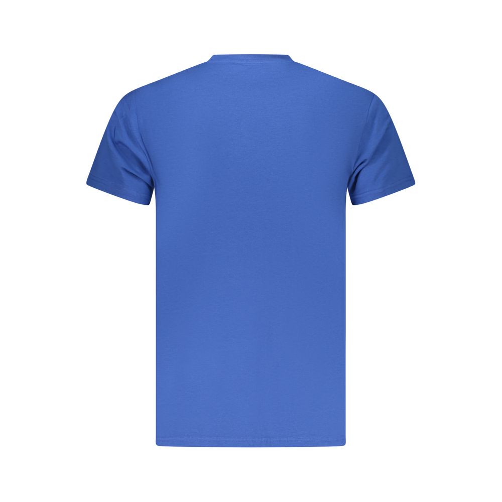 Iceberg Blue Cotton Men's T-Shirt - Stylish Italian Design