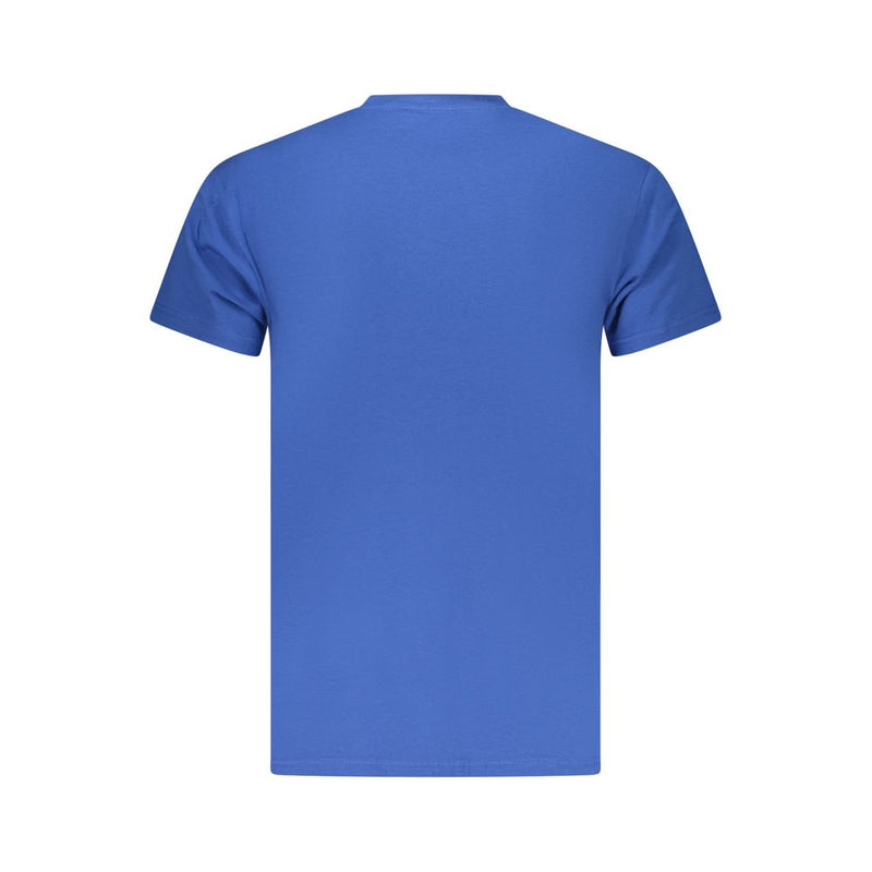 Iceberg Blue Cotton Men's T-Shirt - Stylish Italian Design