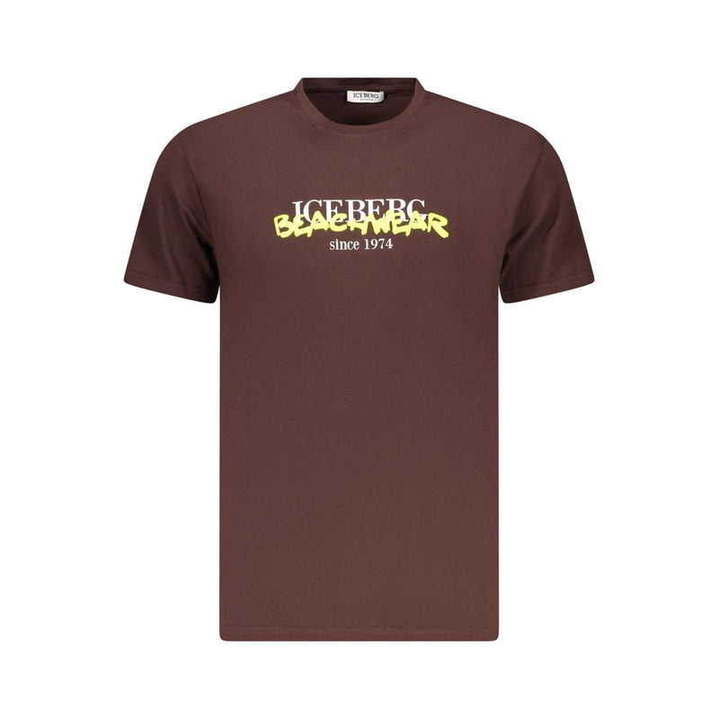 Iceberg Neon Cotton Men T-Shirt