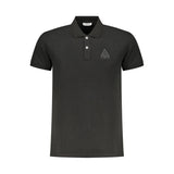 Iceberg Black Cotton Men Polo Shirt - Modern Elegance