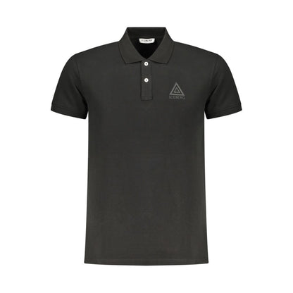 Iceberg Zwart Katoenen Polo Shirt voor Heren