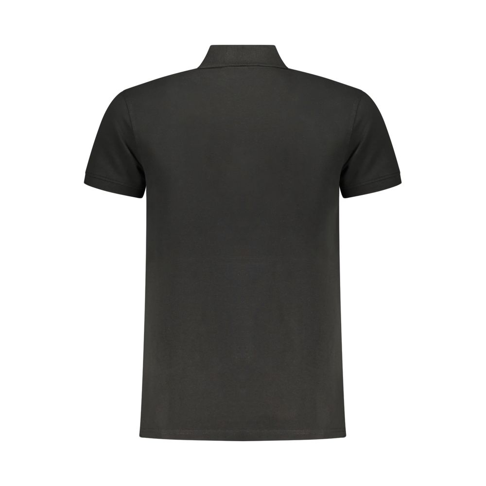Iceberg Black Cotton Men Polo Shirt - Modern Elegance
