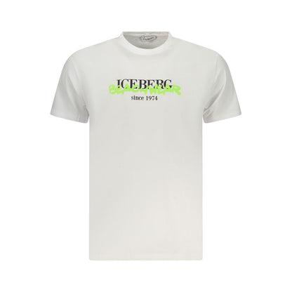 Iceberg Neon Katoenen T-shirt voor Heren