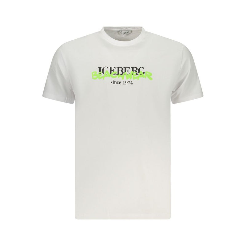 Iceberg Neon Katoenen T-shirt voor Heren