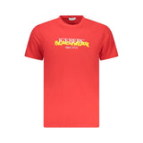 Iceberg Red Cotton Men's T-Shirt - Stylish Comfort