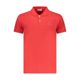 Iceberg Rosso Cotton Mens Polo Shirt - Bold Red Style