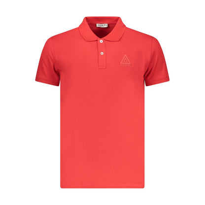 Iceberg Rosso Katoenen Herenpoloshirt
