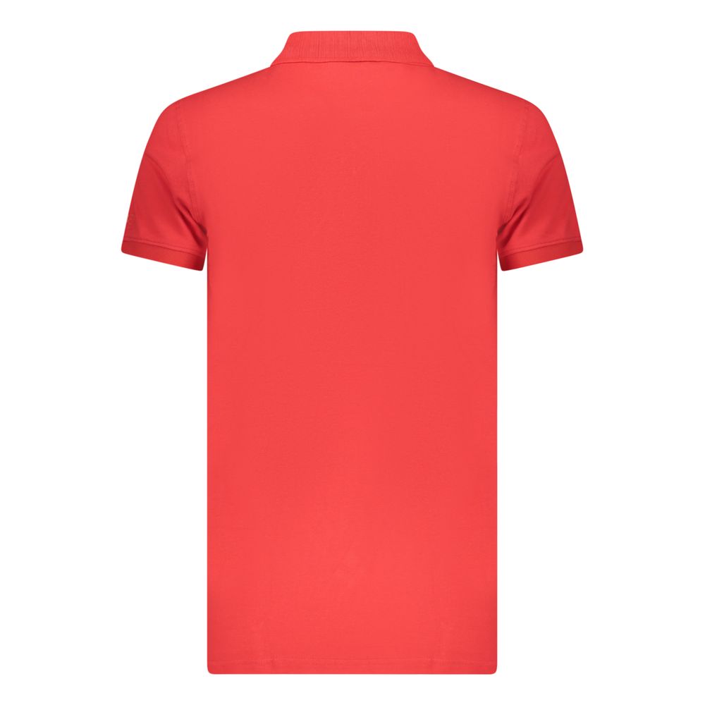 Iceberg Rosso Cotton Mens Polo Shirt - Bold Red Style