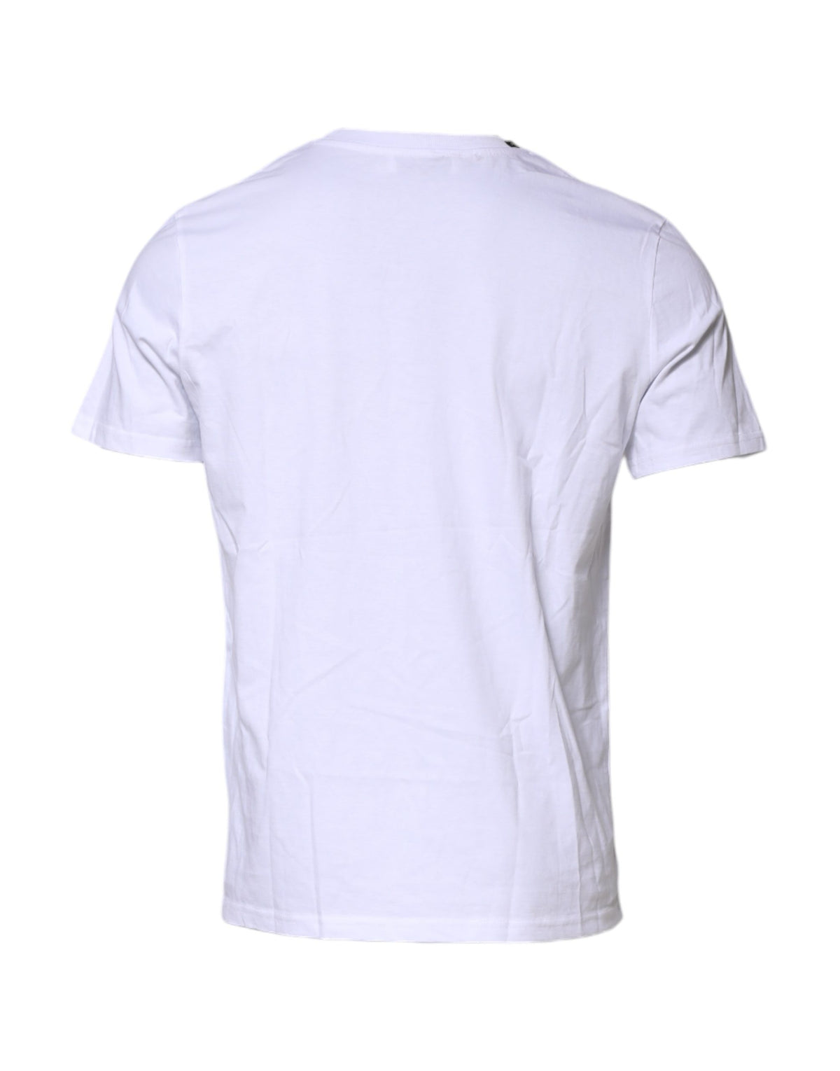 T-shirt ras du cou Dolce & Gabbana en coton blanc imprimé léopard