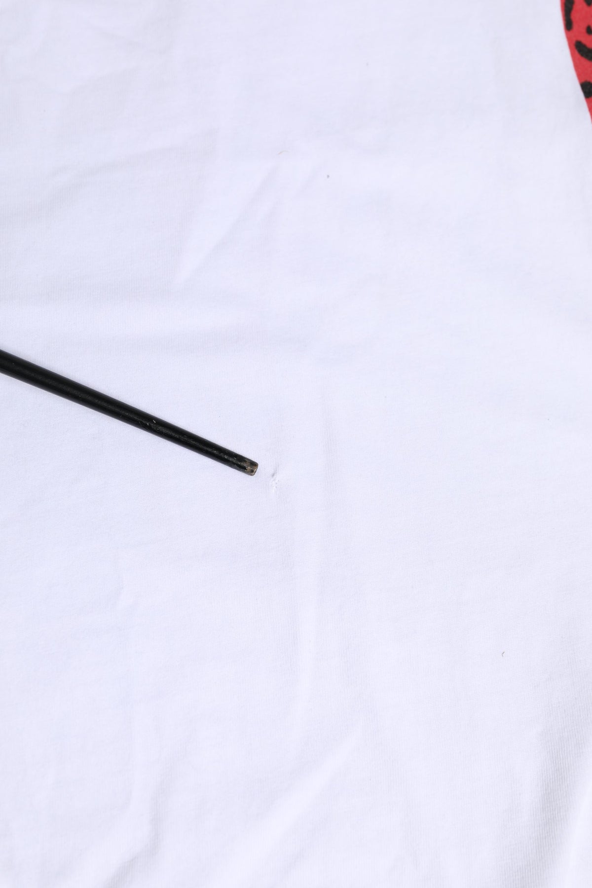 T-shirt ras du cou Dolce & Gabbana en coton blanc imprimé léopard