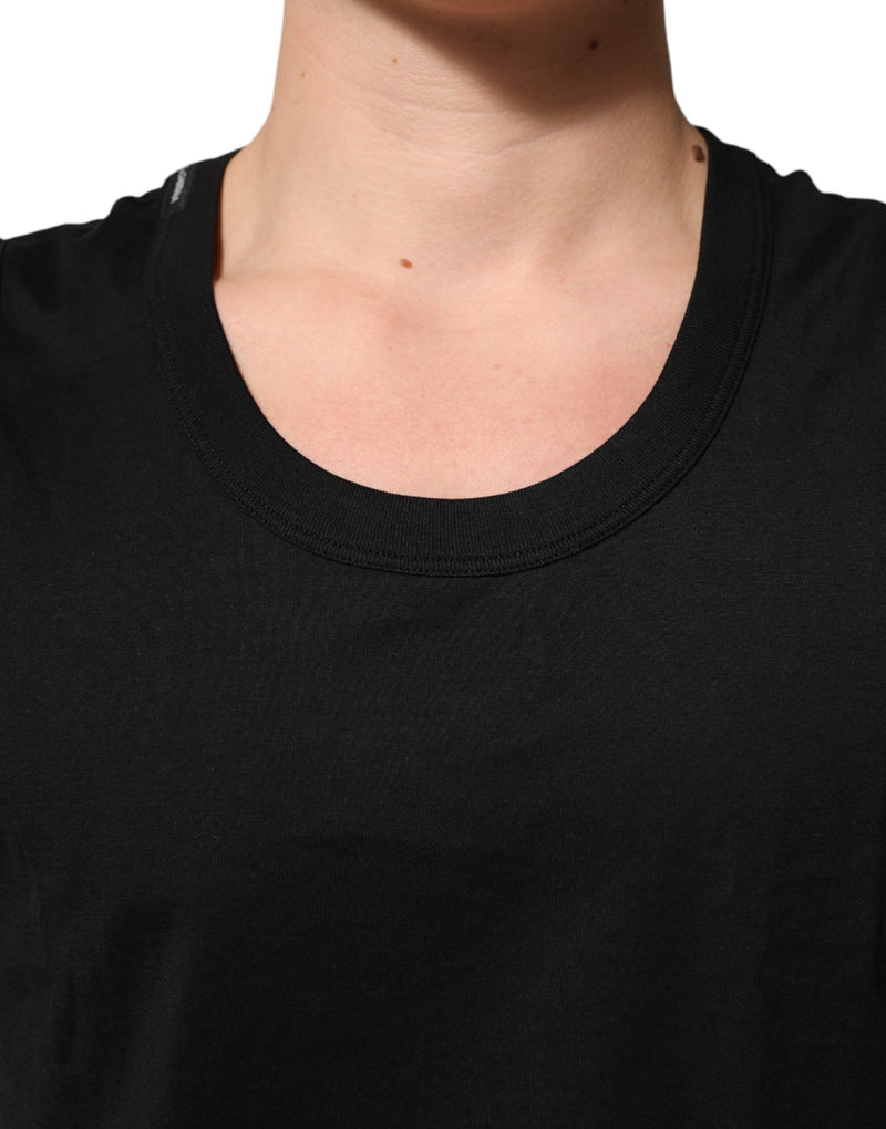 Dolce & Gabbana Zwart Katoenen Mouwloos Heren Tanktop T-shirt