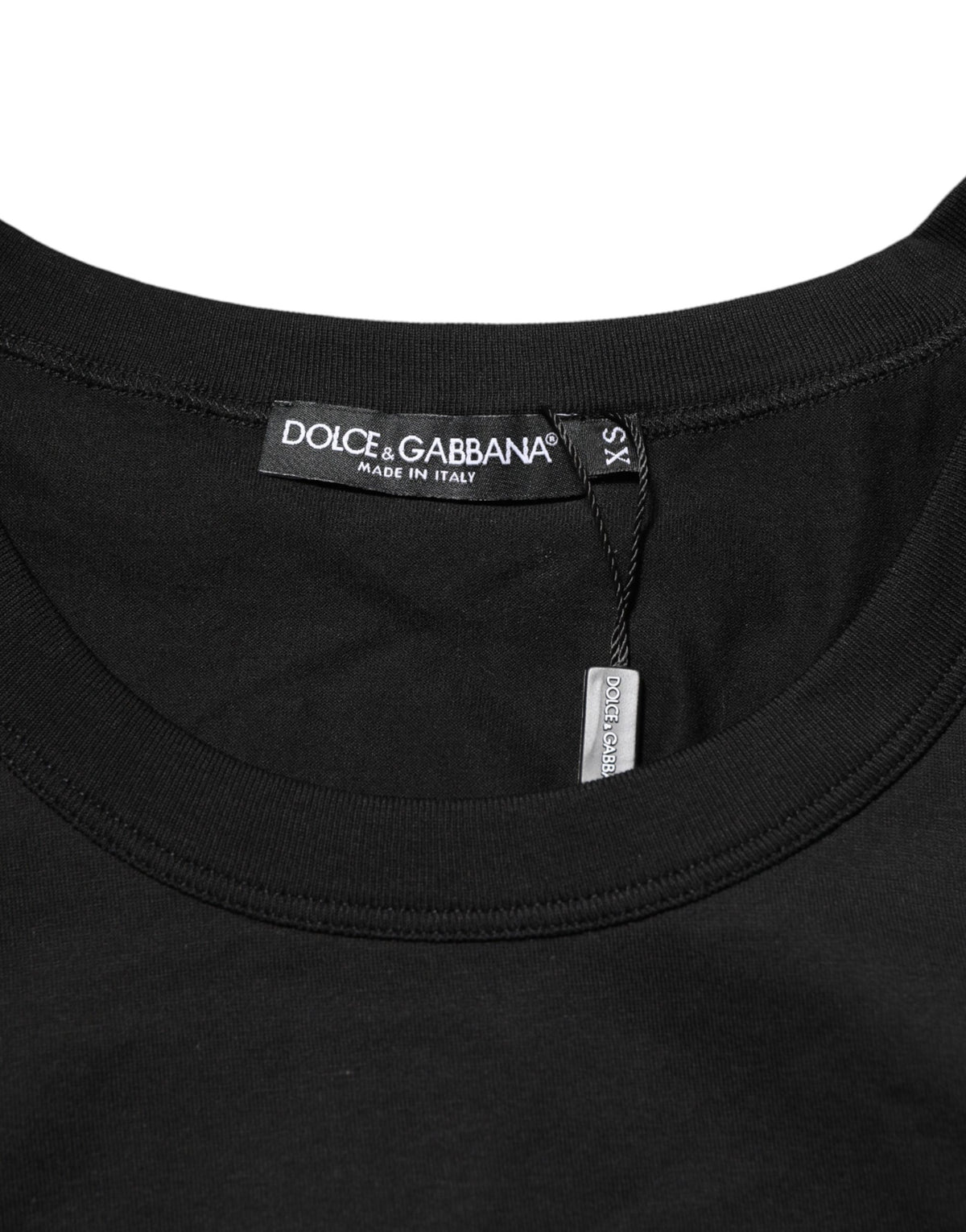 Débardeur Dolce & Gabbana noir en coton sans manches pour homme