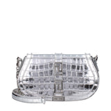 Versace Gray Leather Shoulder Bag - Stylish & Versatile