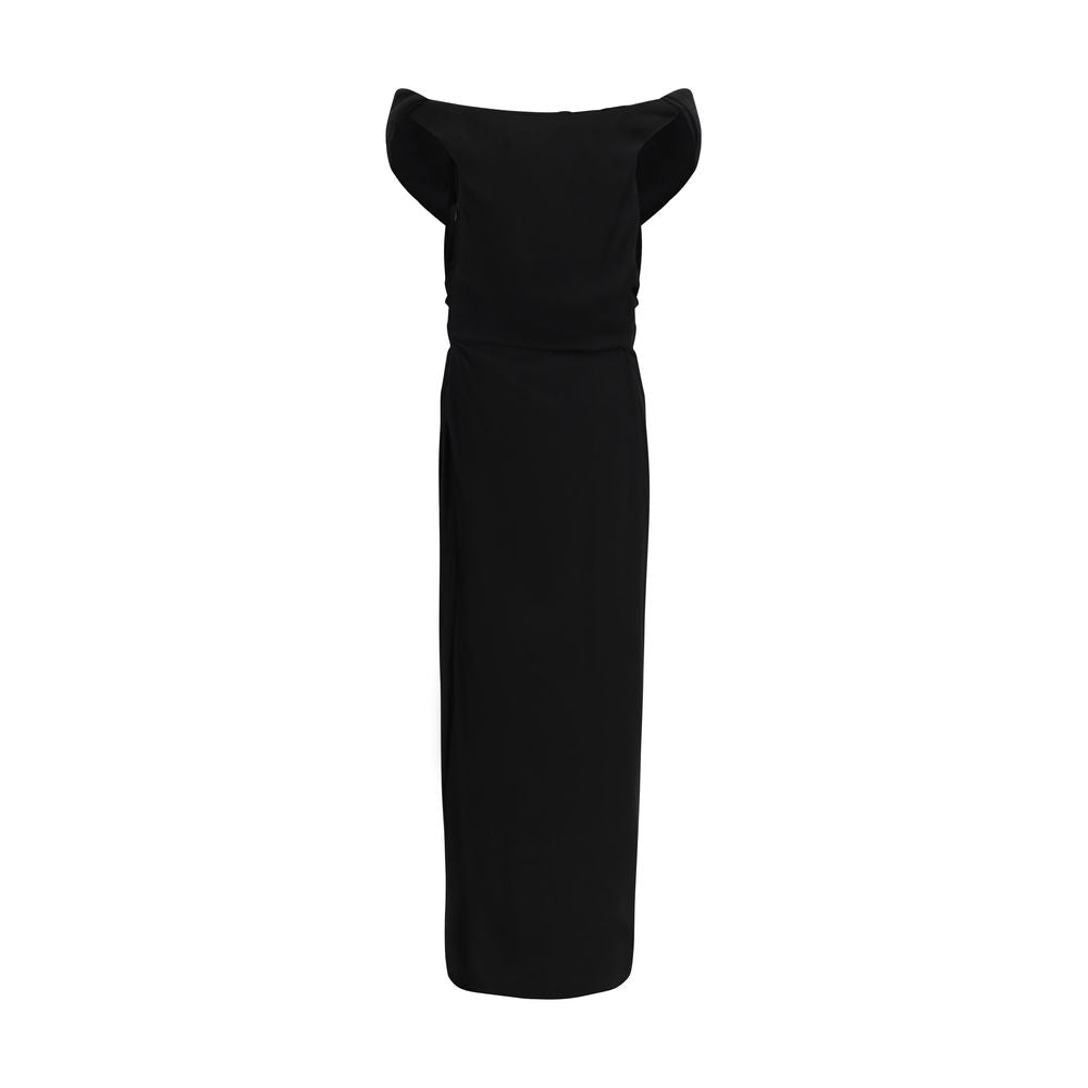 Vivienne Westwood Ginnie Amber Black Viscose Cocktail Dress