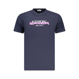 Iceberg Neon Blue Cotton Mens T-Shirt