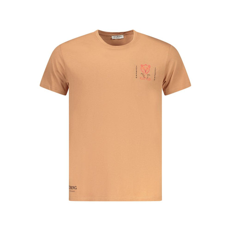 Iceberg Marrone Cotton Men T-Shirt - Stylish and Comfortable